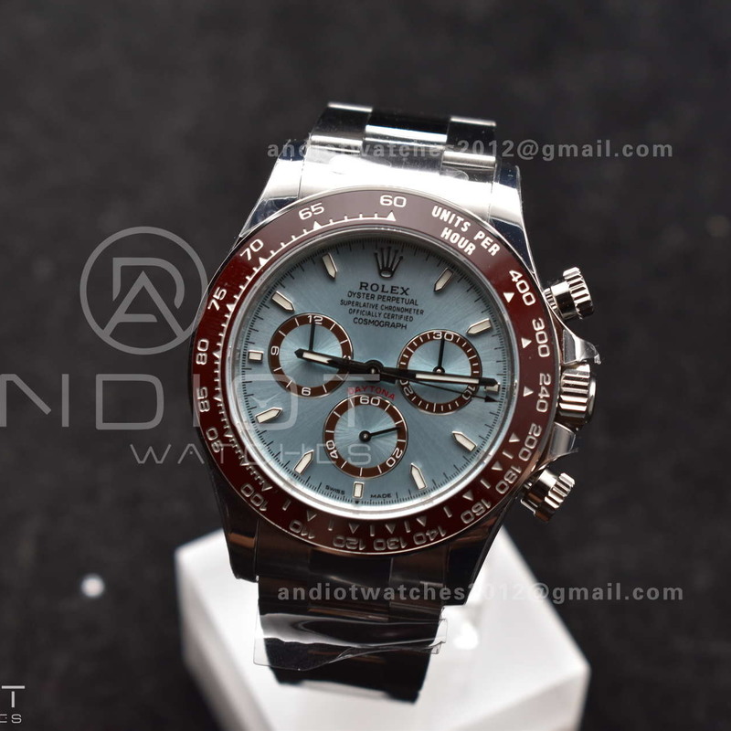 Daytona 126506 904L SS VSF 1:1 Best Edition Ice Blue Dial Sticks Markers on 904L SS Bracelet Super Clone Asian DD4131